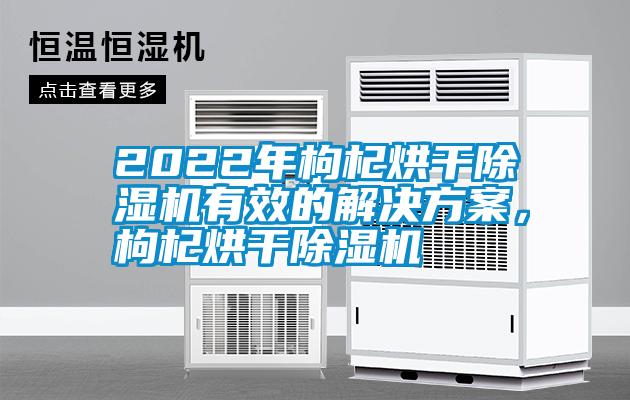 2022年枸杞烘干除濕機有效的解決方案，枸杞烘干除濕機