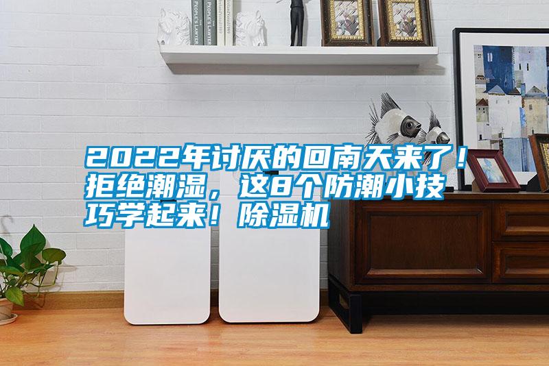 2022年討厭的回南天來了！拒絕潮濕，這8個防潮小技巧學起來！除濕機