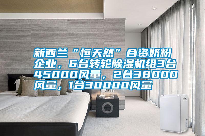 新西蘭“恒天然”合資奶粉企業(yè)，6臺轉(zhuǎn)輪除濕機(jī)組3臺45000風(fēng)量，2臺38000風(fēng)量，1臺30000風(fēng)量