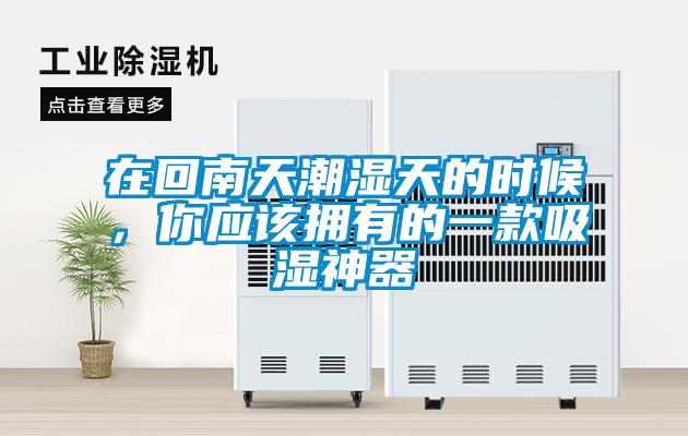 在回南天潮濕天的時(shí)候，你應(yīng)該擁有的一款吸濕神器