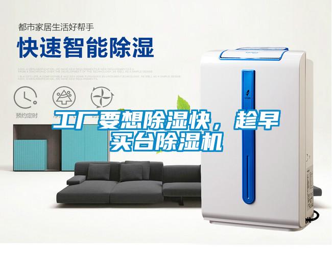 工廠要想除濕快，趁早買臺除濕機