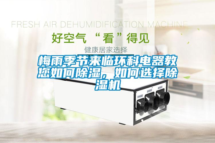 梅雨季節來臨環科電器教您如何除濕，如何選擇除濕機