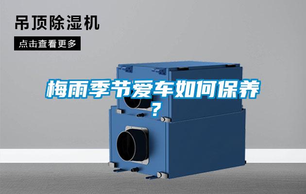 梅雨季節愛車如何保養？