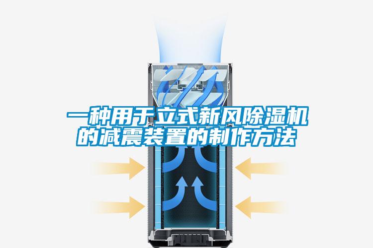 一種用于立式新風除濕機的減震裝置的制作方法