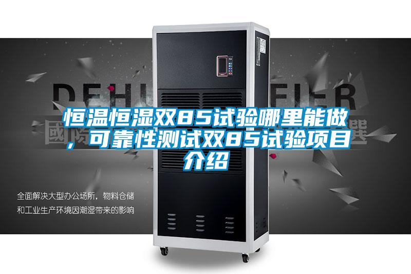 恒溫恒濕雙85試驗哪里能做，可靠性測試雙85試驗項目介紹