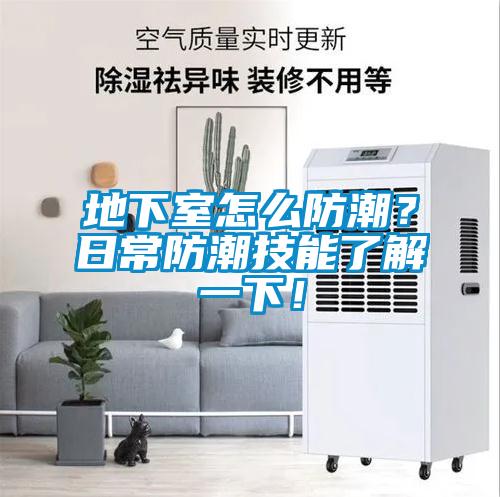 地下室怎么防潮？日常防潮技能了解一下！