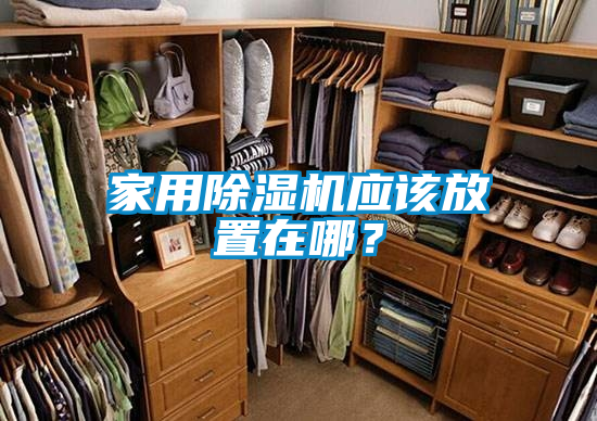 家用除濕機應該放置在哪？
