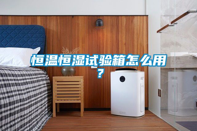恒溫恒濕試驗(yàn)箱怎么用？