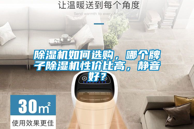 除濕機如何選購，哪個牌子除濕機性價比高，靜音好？