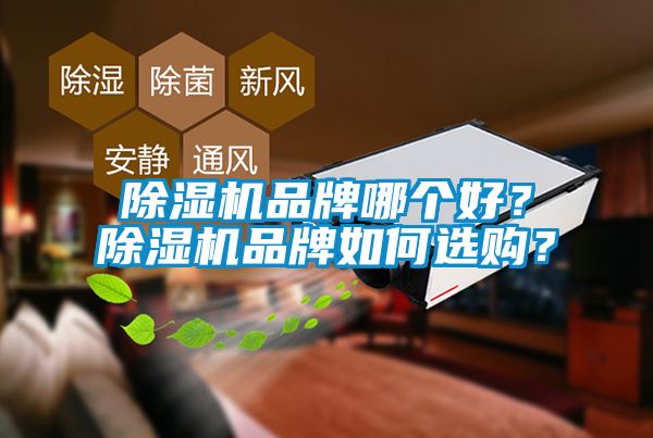 除濕機品牌哪個好？除濕機品牌如何選購？